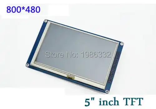 Wqscosea Q8s 93 5 5 0 Inch 800 480 Tft Lcd Display Touch Panel Screen Module Ssd1963 Controller Board For Arduino 51 Avr Stm32 Board For Arduino Board Board51 Avr Aliexpress