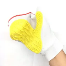 Массажная перчатка для ухода за домашними животными, мягкая силиконовая щетка для удаления волос, гребень для кошек собак для очистки, удаление распущенных волос, банные принадлежности