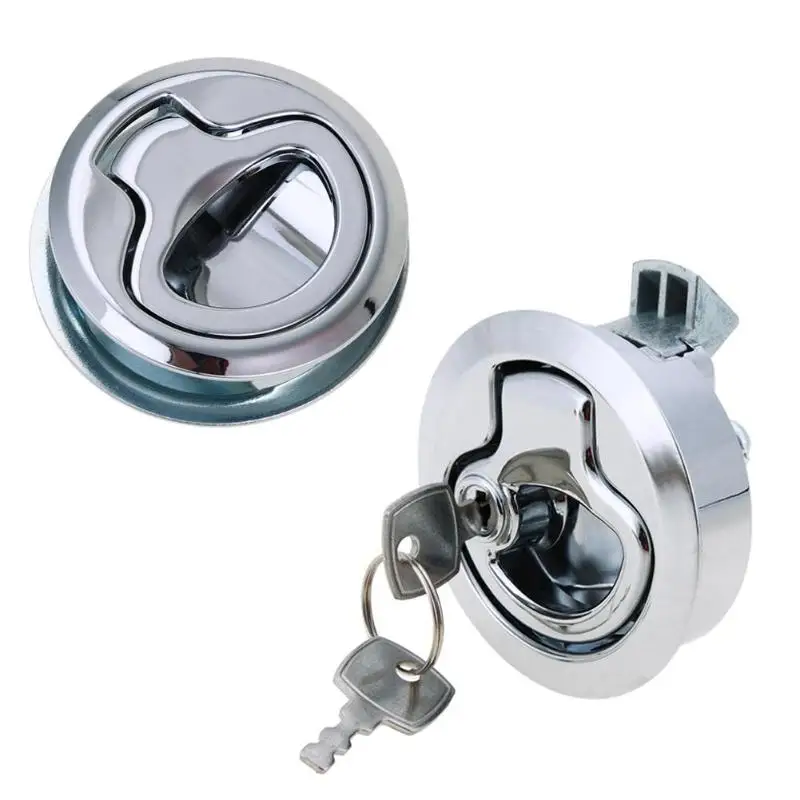 

2 Size Lock of Car Doors Bathroom Drawer Cabinet Handle Knot Pull Car Accessories Furniture Handle Lock Bathroom Door Gadget