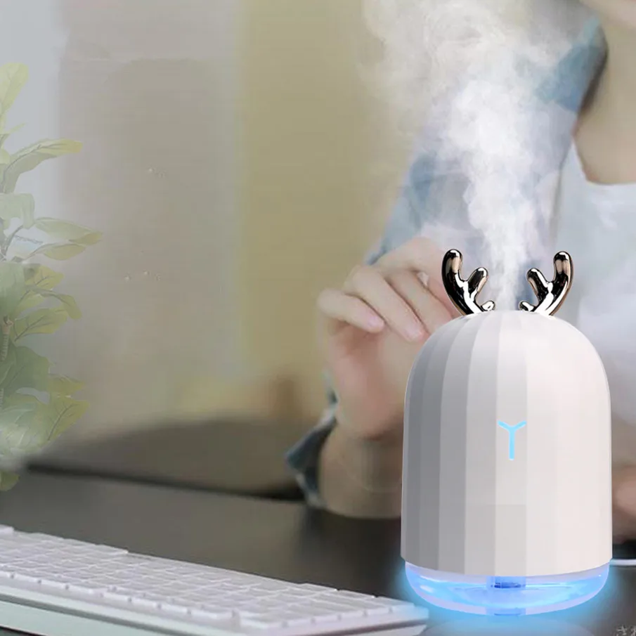 

220ml USB Diffuser Aroma Essential Oil Air Humidifier Ultrasonic 7 Color Change LED Night light Cool Mist for Home Car