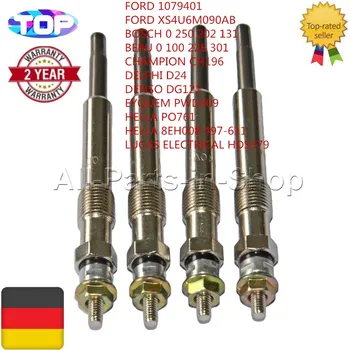 

AP03 4PCS Heater Glow Plugs For FORD TRANSIT TOURNEO CONNECT FOR Ford Courier Fiesta Mondeo S-Max 1.8 XS4U6M090AB 1079401