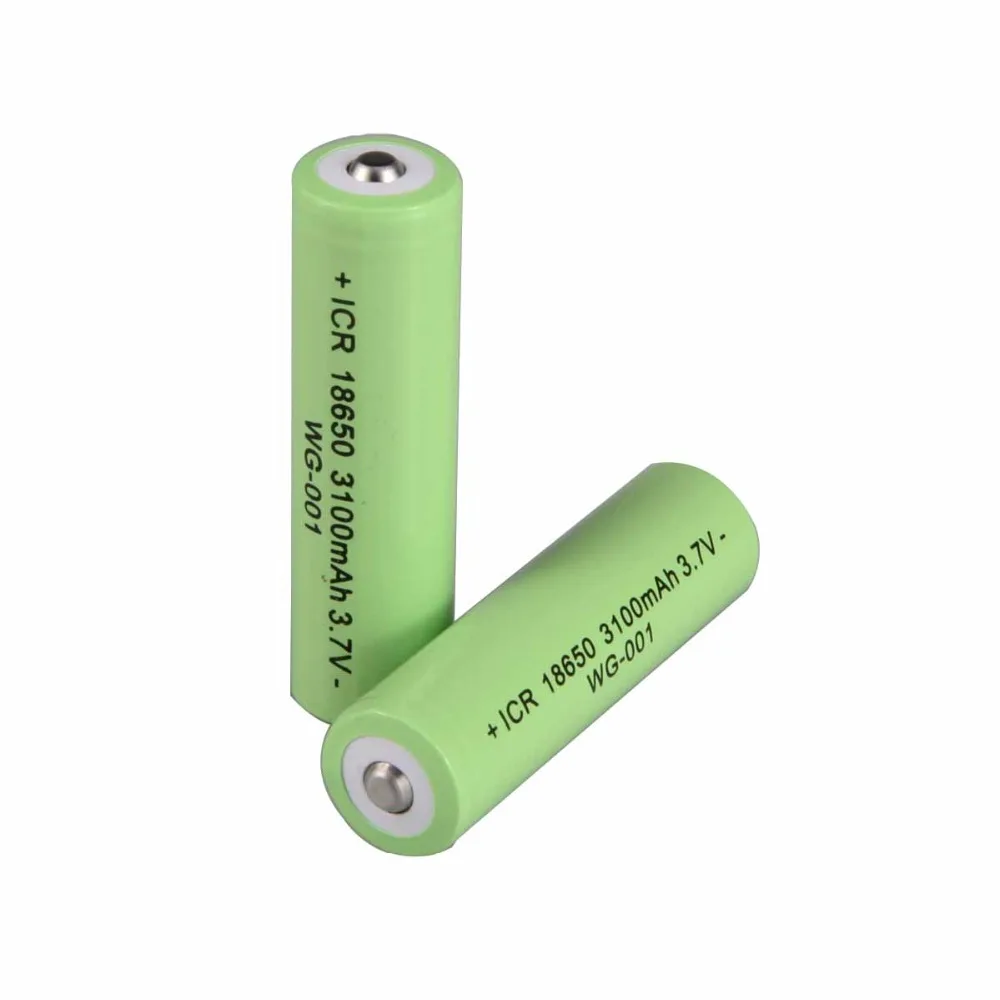 18650 WG-001 Оригинальная батарея 3100 mAh 3,7 V литиевая батарея для ICR18650b 3100 mAh 3,7 V фонарик 18650 батарея