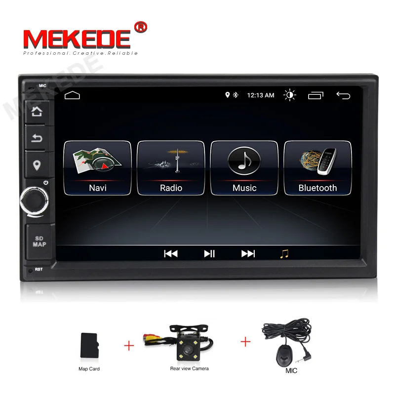 ISO camera Mekede Универсальный Автомобильный мультимедийный плеер для kia nissan toyota 2Din Android 8,1 Automotivo Wifi радио gps-навигация, dvd-плеер - Цвет: ISO camera