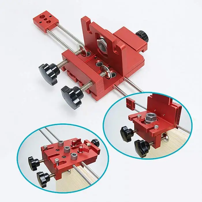 Новейший 3 в 1 деревообрабатывающий буровой локатор позиционер из алюминиевого сплава прочные инструменты Регулируемая направляющая