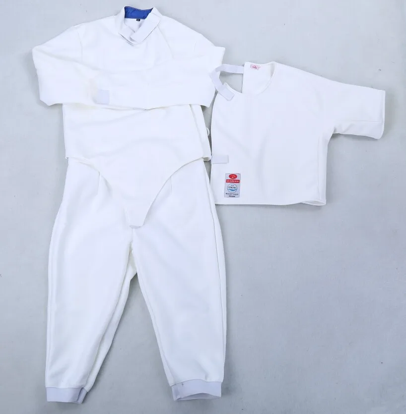 

1 set 3-piece fencing clothes and 1pcs fencing glove to Ireland, fencing products and equipments