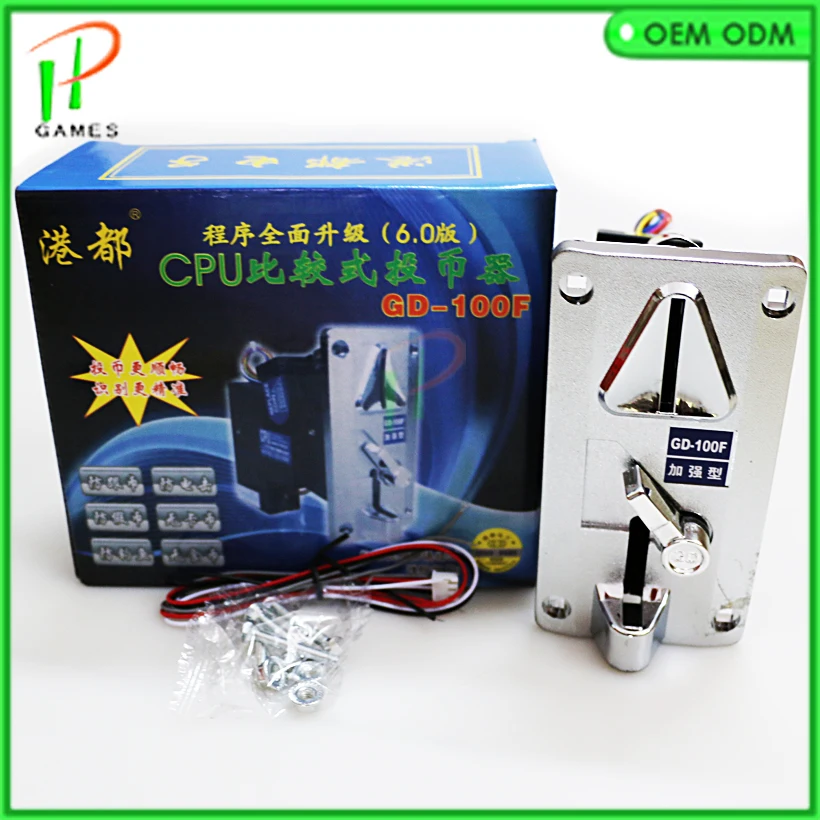 

High Quality Plastic Electronic Coin Acceptor CPU Comparison Multi Coin Selector Mechanism Accepter Jamma Arcade Games Parts