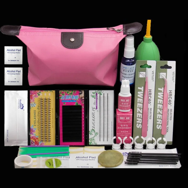 

Professional Portable Eyelashes Extension Curler Kit False EyeLash Lashes Makeup Set Fashion Eyelash Extension Kit Makeup Set
