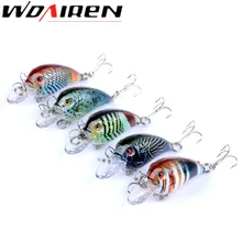 WDAIREN, 5 шт./лот, набор рыболовных наживок Minnow, искусственная приманка, 4,5 см, 4 г, мини жесткие приманки, карандашные приманки, Воблер для рыбы, рыболовные снасти для карпа