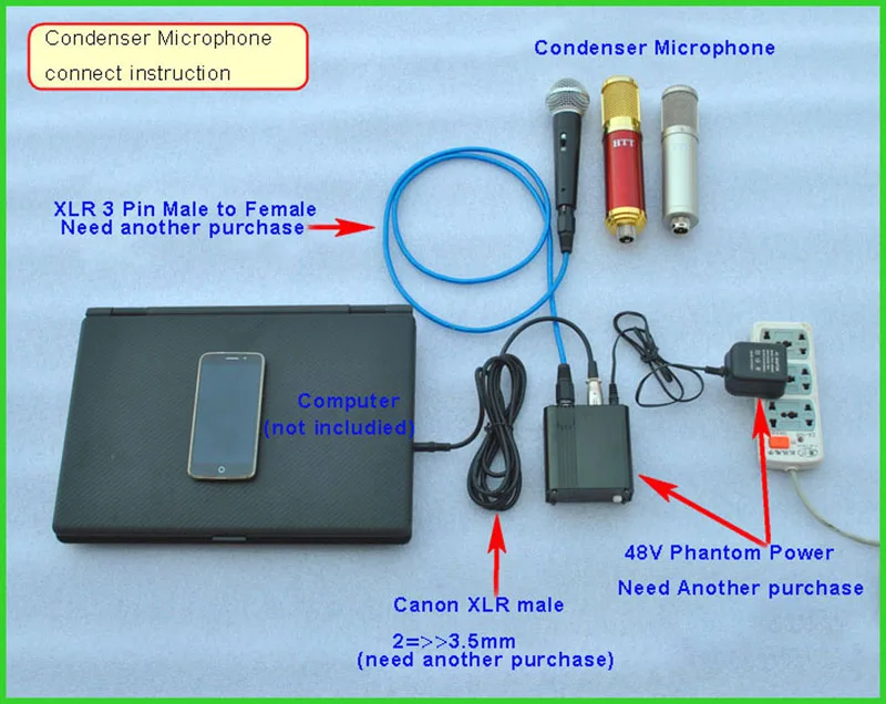 Acessórios de microfone