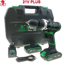 21V power tools electric Drill Electric Cordless Drill electric drilling battery drill Screwdriver Mini electric screwdriver
