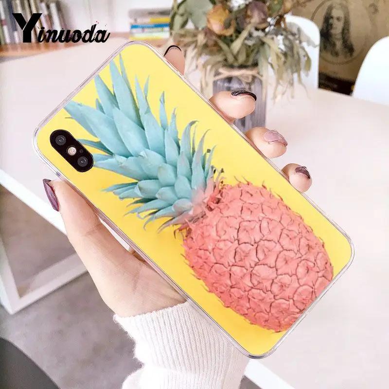 colorful pink gold pineapple