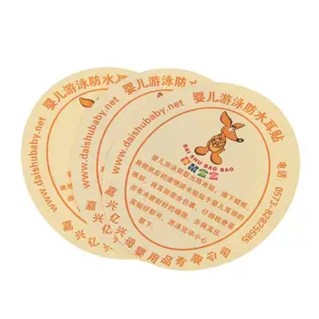 

10pcs Waterproof Stickers Girls Boys Disposable Shower Swimming Waterproof Ears Stickers Newborn Infant Swim Shower Earplug