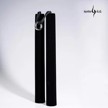 

black keselamatan Nunchakus/sponge foam shuangjieao/heavy-duty sponge Nunchakus martial arts training