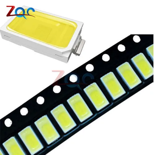 

100 pcs SMD 5730 Diode White SMD5730 0.5W LED 5630 6000k 6500k Super Bright Chip SMD5630 5730SMD 150mA PCB SMT Emitting Diode