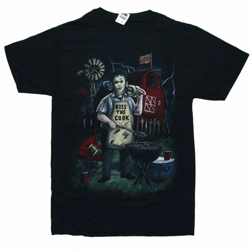 

The Texas Chainsaw Massacre Leatherface KISS THE COOK T Shirt