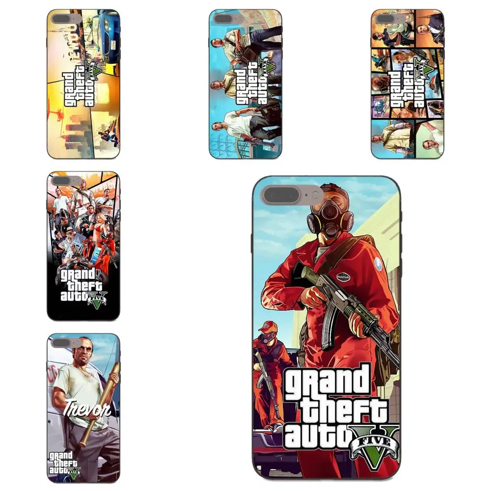 Grand Theft Auto Gta V Мягкий узор для Huawei Honor Enjoy Mate Note 6s 8 9 10 20 P20 P30 Lite Play Pro P