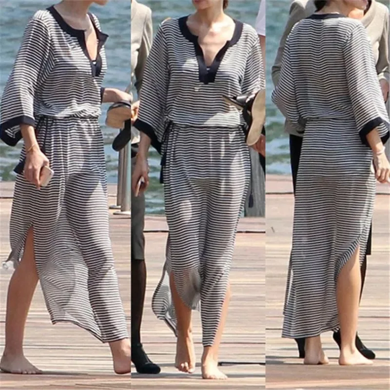 

Women's Chiffon Kimono Cardigan Long Blouses Bikini Covers Up/Beach Dress