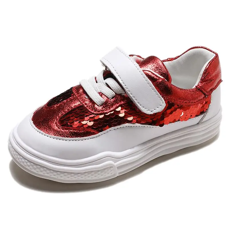 SKHEK детская обувь для маленьких мальчиков и девочек, модные детские кроссовки, Повседневная Удобная спортивная обувь кроссовки, модная тенденция; Размеры 26-36 - Цвет: Красный