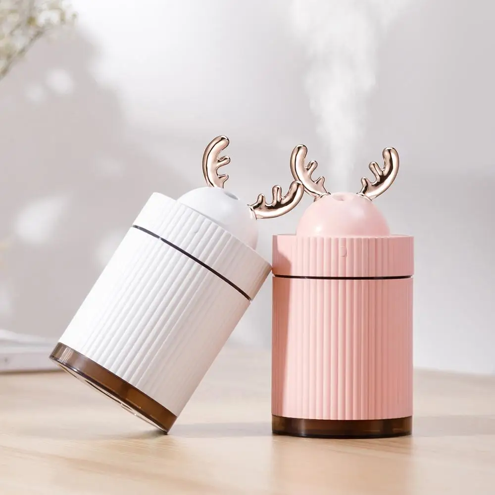 

260ML Ultrasonic Air Humidifier Aroma Essential Oil Diffuser For Home Car Office USB Fogger Mist Maker With Colorful Night Lamp