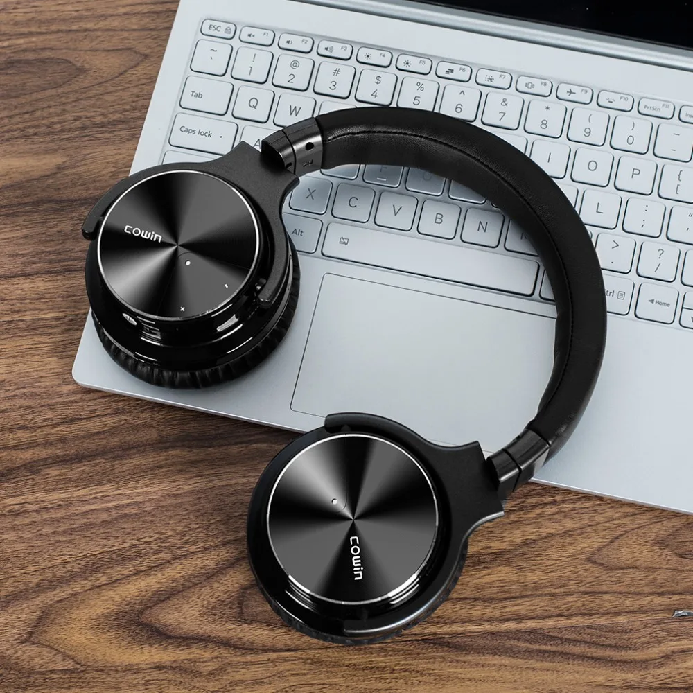 Fones de Ouvido Bluetooth sem Fio Fone de Ouvido Original Cowin Active Noise Cancelling Handsfree Alta Fidelidade Graves Som 30 Horas Playtime E7pro - Image 5