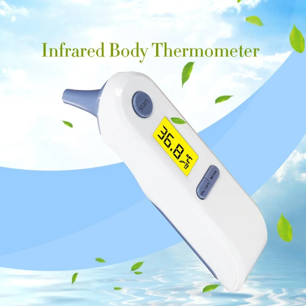 

TF-800 IR Infrared Body Thermometer Portable Dual Mode Digital Medical Forehead Ear Thermometer for Baby Adults