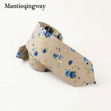 Mantieqingway цветочный галстук хлопчатобумажный галстук брендовые Узкие галстуки для мужчин узкий галстук галстуки мужские s свадебные Gravatas галстук подарки