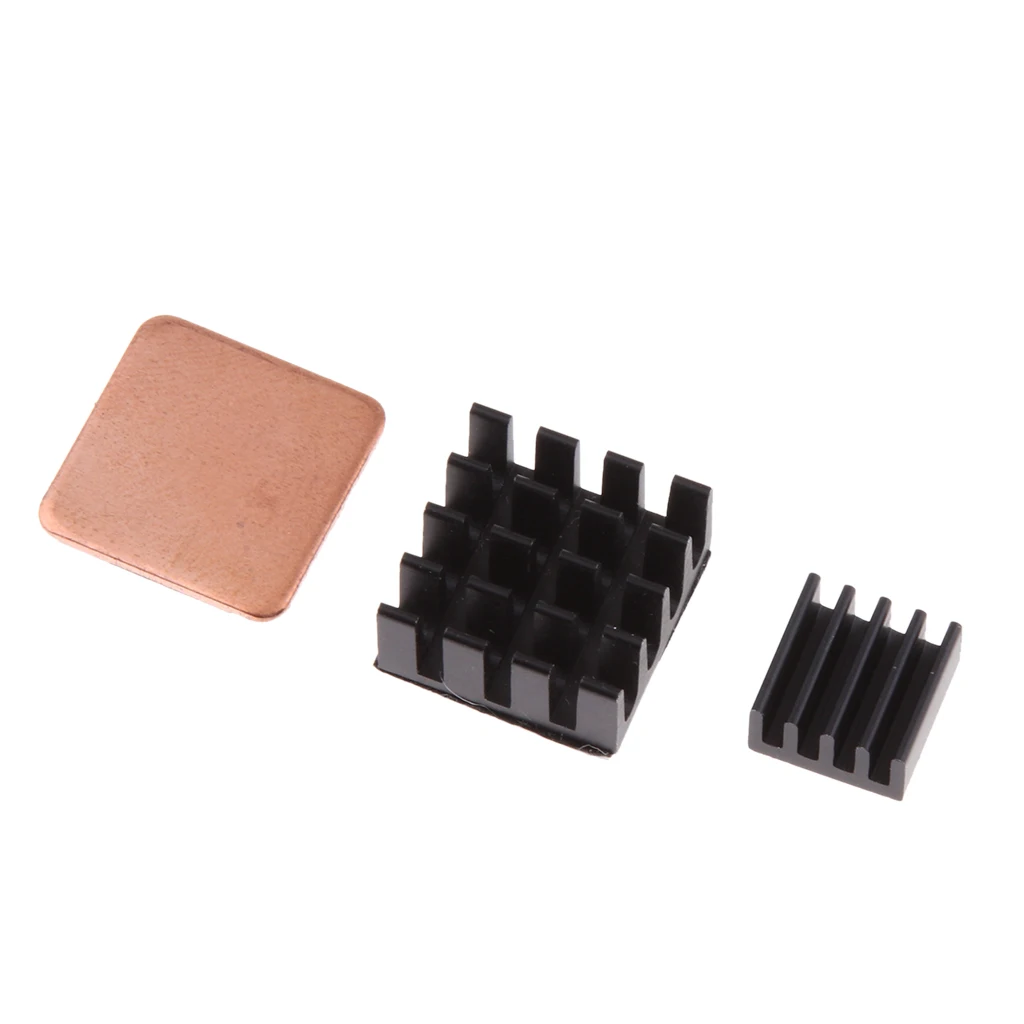 Dovewill DC 5V Brushless CPU Cooling Fan + Heatsinks for Raspberry Pi 3B/ 2B/ B+