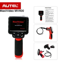 Autel Maxivideo MV400 Digital Videoscope 8.5mm & 5.5mm Cabeça Da Câmera Sem Fio Câmera de Inspeção Automática