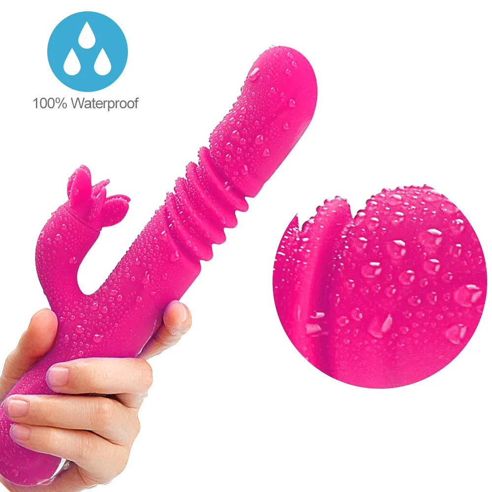 Frisky Rechargeable Heatable Stretch Rabbit Vibrators