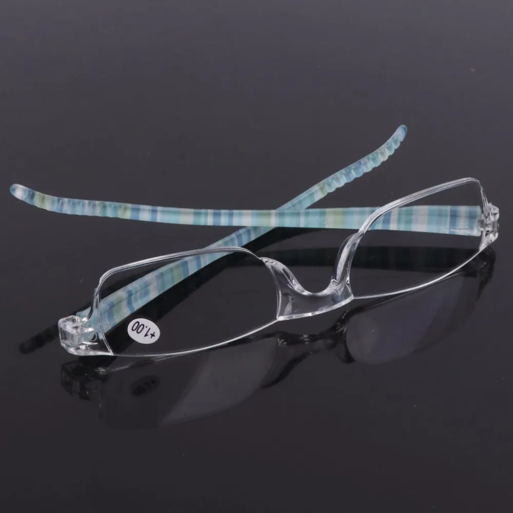 Унисекс, полосатые очки для чтения, смола, прозрачные линзы, Пресбиопия, легкие очки+ 1,0/+ 1,5/+ 2,0/+ 2,5/+ 3,0/+ 3,5/+ 4,0/