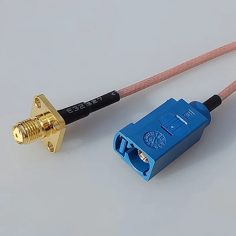 Коаксиальный радиочастотный кабель RG316 RF SMA гнездовой шасси Панельное крепление 4