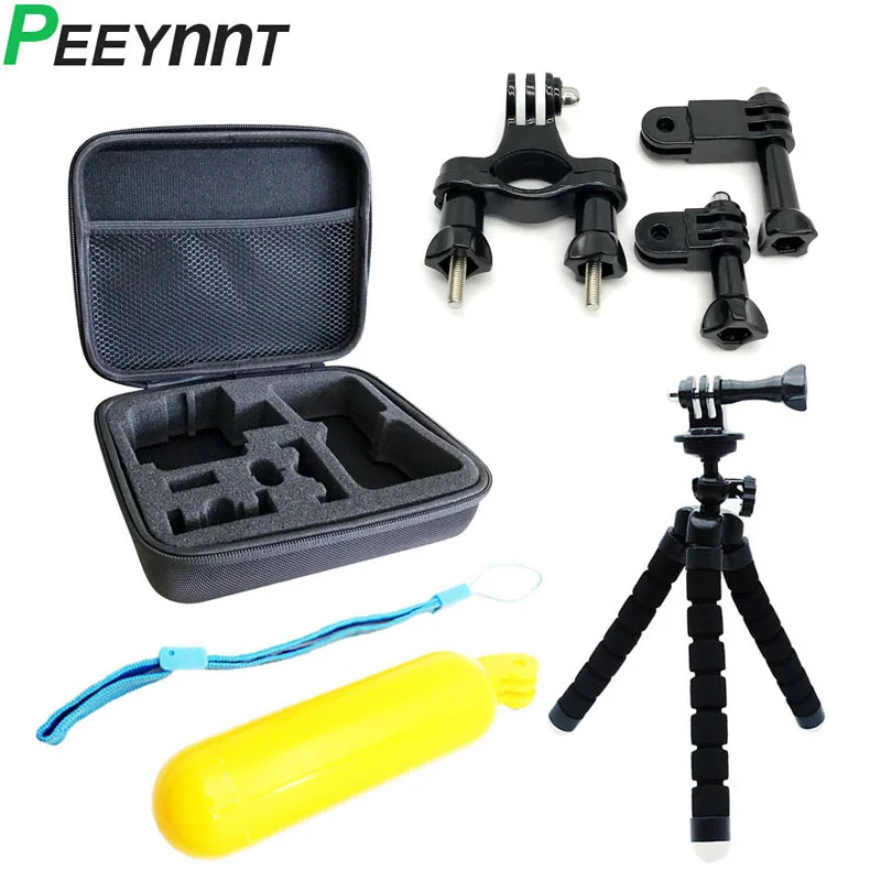 Peeynnt для Gopro аксессуары набор Go pro 7 6 5 4 4S 3 штатив Комплект сумка хранения крепление