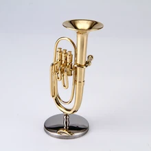 mini Baritone Music Instrument Ornament model music Music hobby Collection Gift