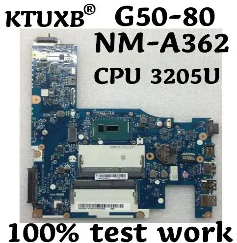 Материнская плата KTUXB ACLU3/ACLU4 UMA NM A362 для ноутбука Lenovo материнская 5B20H14375 CPU 3205U DDR3 100%