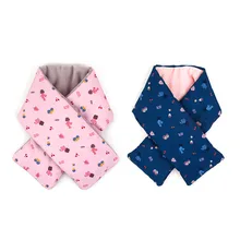 Детский шарф в Корейском стиле для девочек; теплый осенне-зимний толстый шарф с рисунком