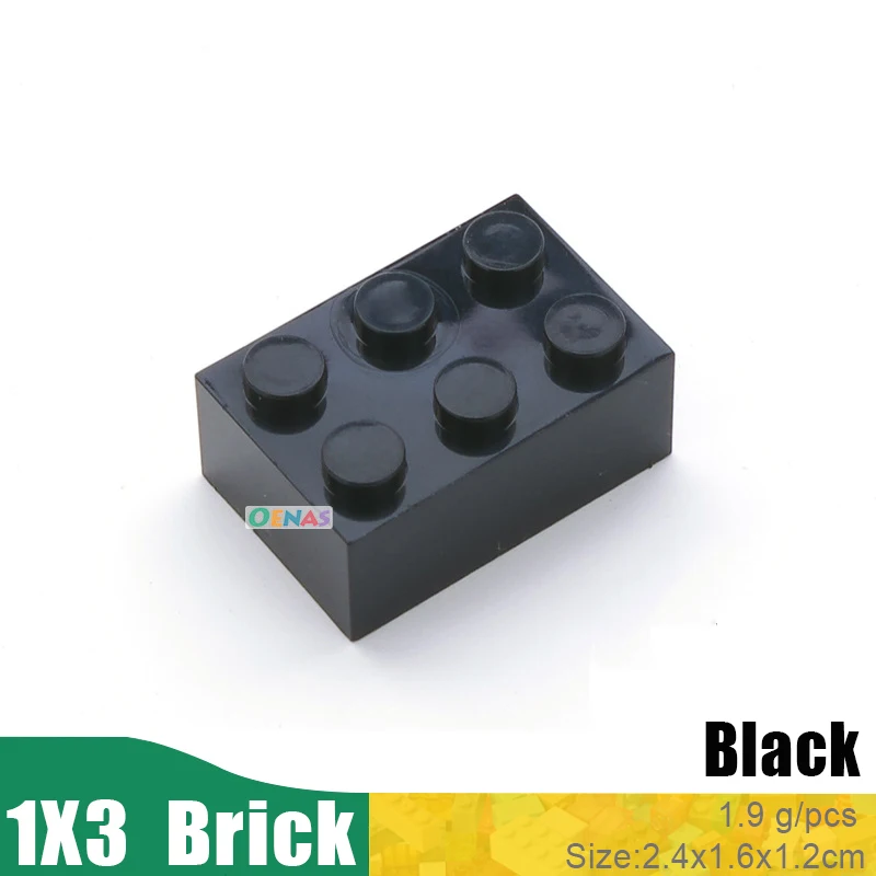 100g 50pcs/lot Educational Toy Creative Classic Plastic Building Blocks Accessories 2X3 Bricks DIY Kit Compatible With L*goes