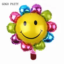GOGO PAITY,, Мини-Подсолнухи, алюминиевые шары, украшенные детскими воздушными Шарами на день рождения, игрушки