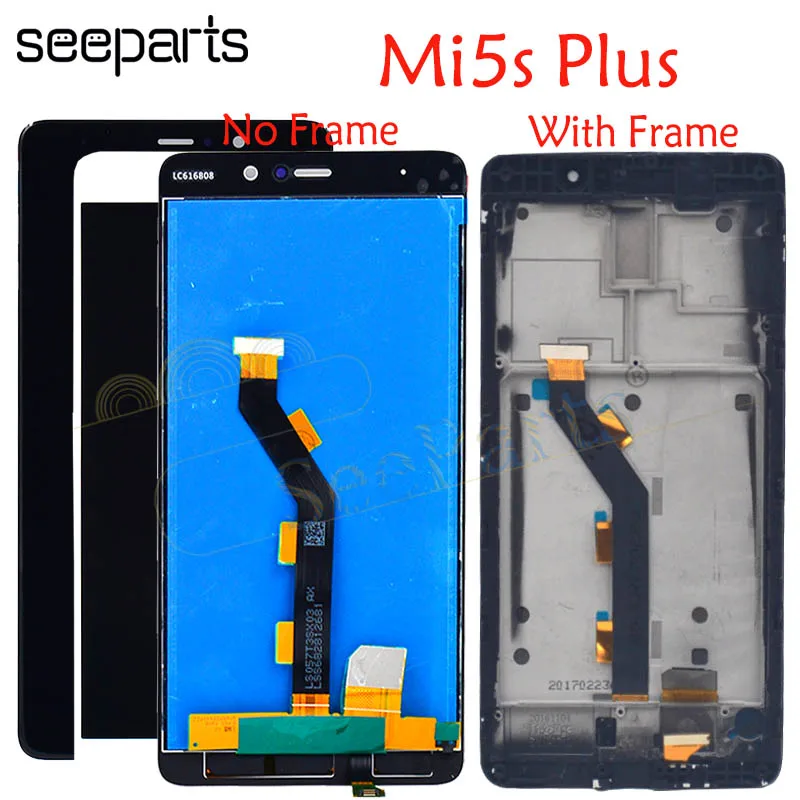 100% ЖК дисплей с сенсорной панелью и дигитайзером для 5 7 дюймов Xiaomi 5S Plus M5S Mi5S Mi
