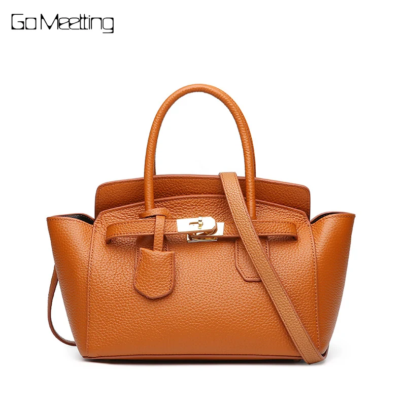 

Go Meetting luxury handbags women bags designer sac a main femme Genuine Leather Ladies Shoulder crossbody bags for women 2018