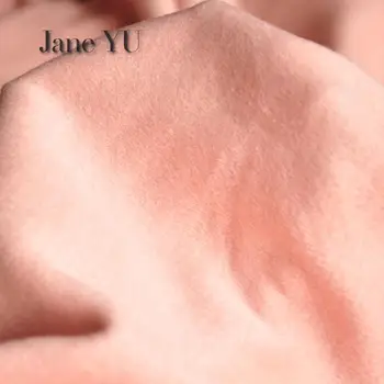 

JaneYU Pink 40%Wool Cloth Winter And Winter Coats,Jackets Dress,Clothing Half Meters 50x150cm