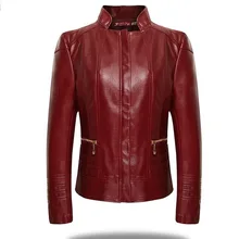 Модные женские кожаные куртки, куртка с длинным рукавом, тонкий стиль, съемная Весенняя верхняя одежда, пальто размера плюс