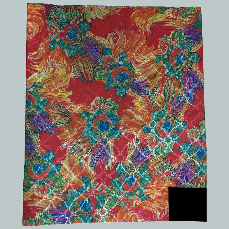 

Multi colored African Super Jubilee Sego Head Tie Nigerian Wedding Party Head Tie Wrap Scarf / Bandanas 2 pcs LXLH4-2