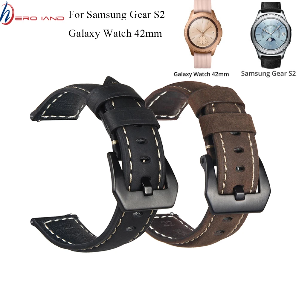 leather-watch-band-luxury-strap-For-Samsung-Gear-S2-Classic-Frontier-samrt-watch-For-Galaxy-42mm