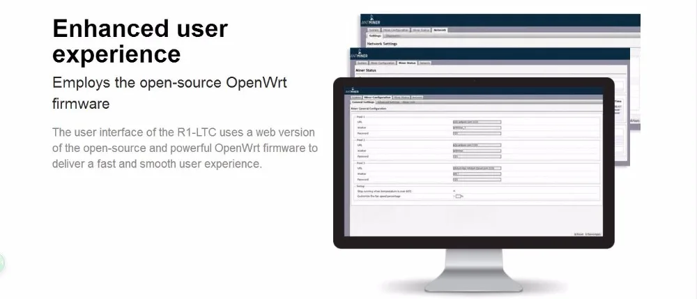 ANT MINER R1 LTC Miner 1,29 м/с Scrypt Miner Litecoin Mining Machine и 2,4G Antminer беспроводной маршрутизатор, более экономичный, чем L3 A4