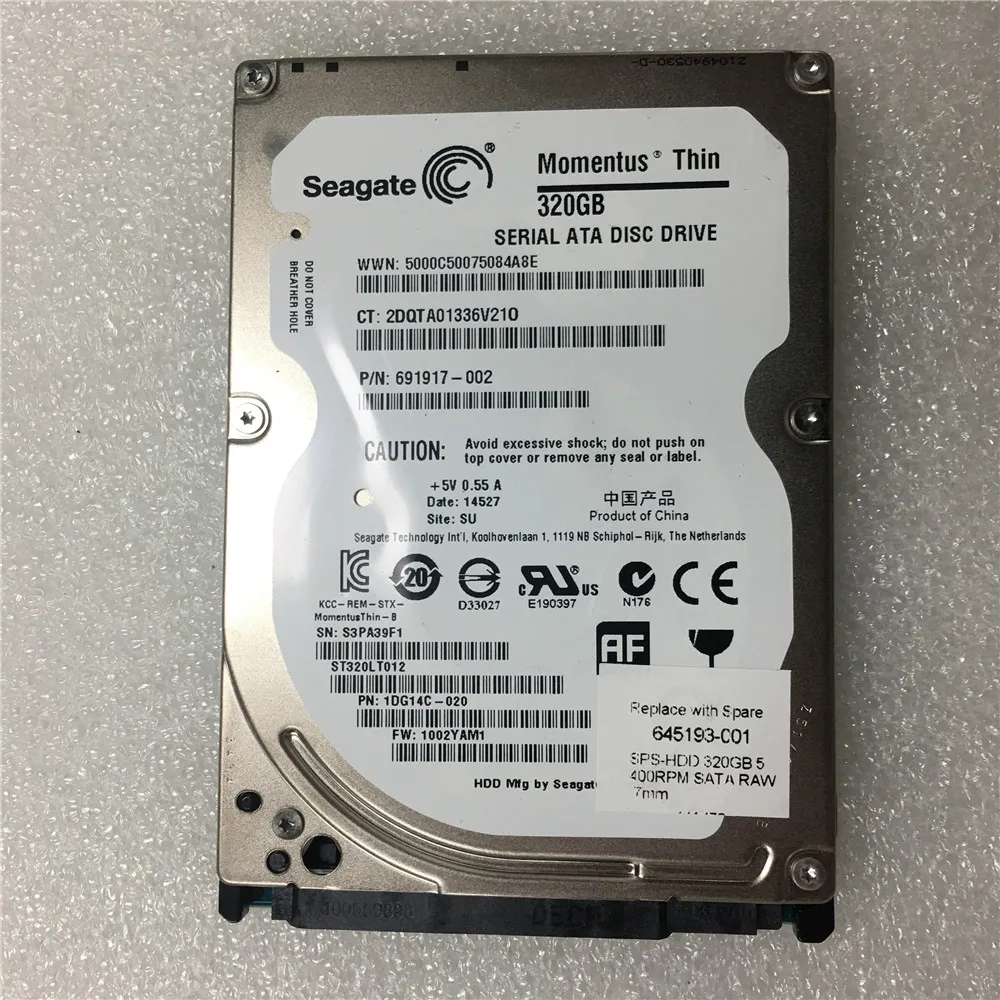 Новый ноутбук HDD жесткий диск 320G лоток SATA для lenovo 42t1204 | Компьютеры и офис