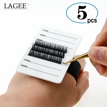

LAGEE Eyelash Stand Holder with Belt Eyelashes Pad Eyelash Extensions Acrylic Makeup Tool School Beauty Salon Volume eyelash pad