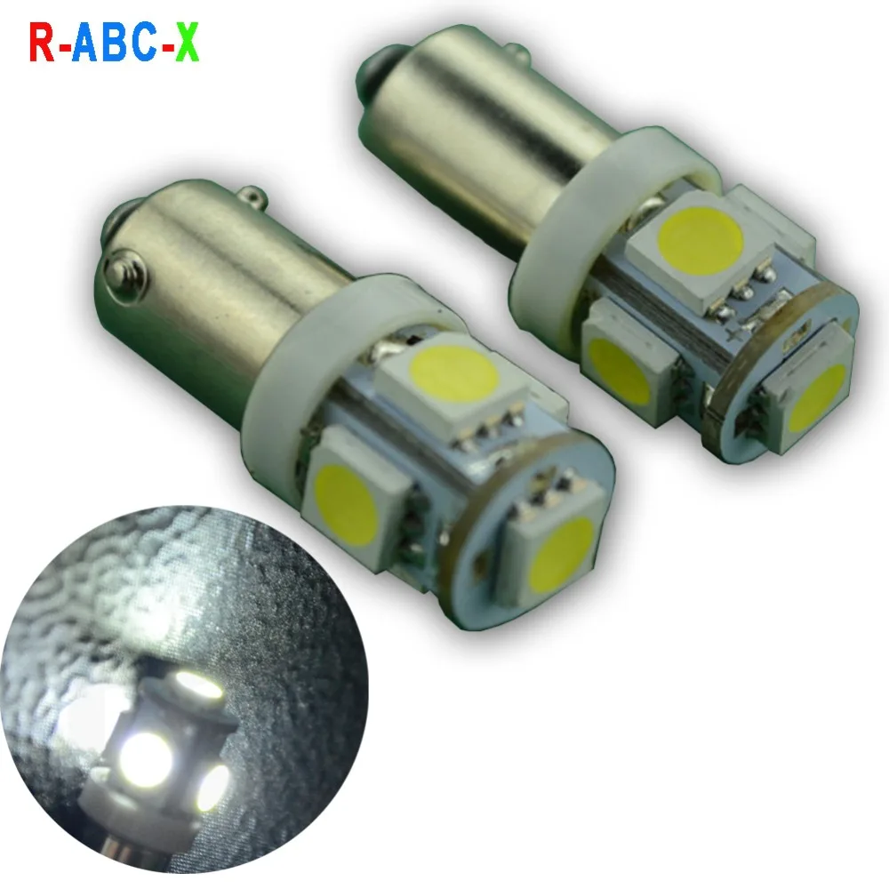

2pcs High quality BA9s 6v led Warning lights 1W BA9s 5050 5SMD led Signal lights led DC6V BA9s Pilot lamps BA9s led White