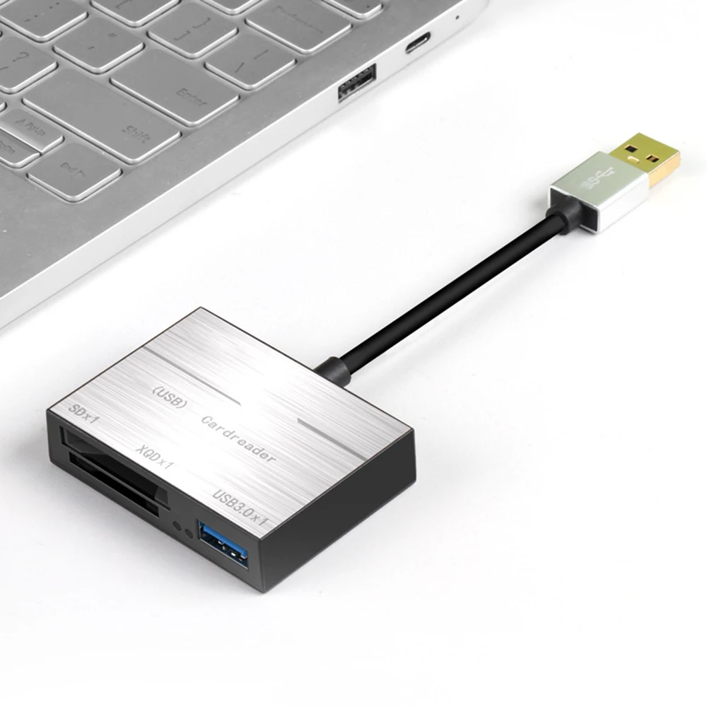 Универсальный USB3.0 для XQD/SD USB3.0 концентратор 500 МБ/с. на очень высоком Скорость кард-ридер для карт флеш-накопителей мобильный Мышь sony м/G серии Nikon D4/D5/D