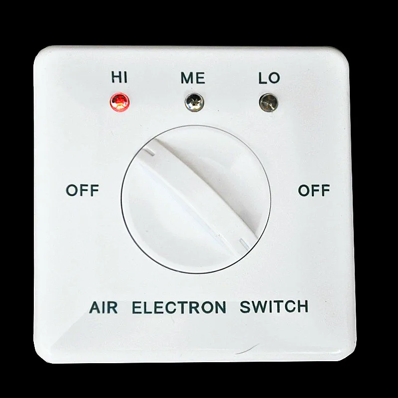 High quality 3 grade air conditioner switch wall switch AC 220V 2A fan