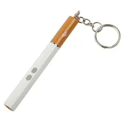 Творческий светодиодный лазерная указка ручка-перо ручка модели брелков шариковая лазерный указатель свет сигареты мини
